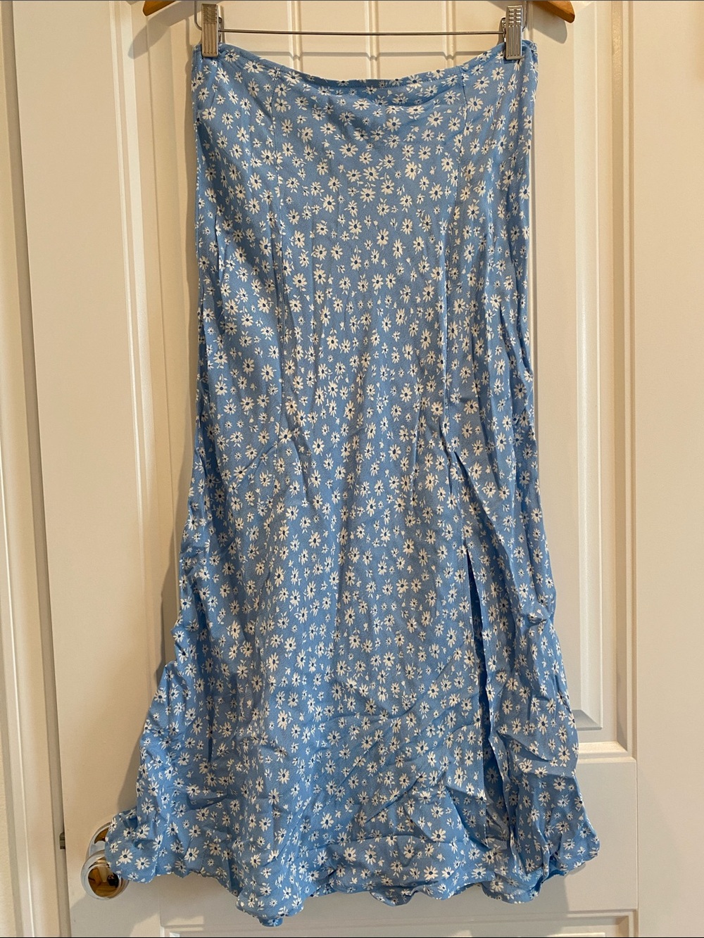 The Workshop Blue Floral Skirt